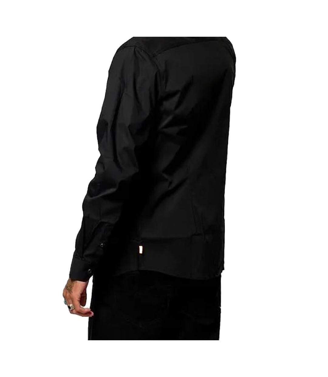 Chemise noire homme kaporal buraj - l-2