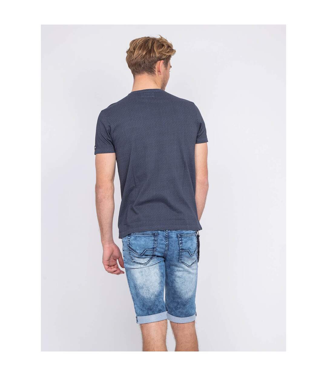 T-shirt col rond pur coton NORFOLK-2