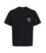 T-Shirt noir homme jack & jones norrebro-1