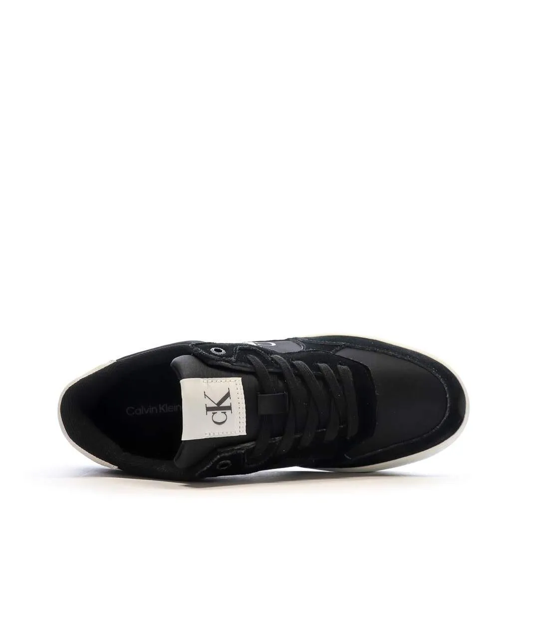 Baskets noires homme calvin klein jeans cupsole-4