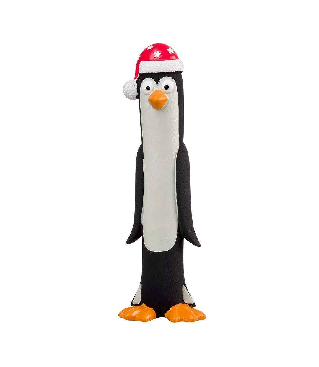Penguin latex christmas dog toy one size black/white House Of Paws-1