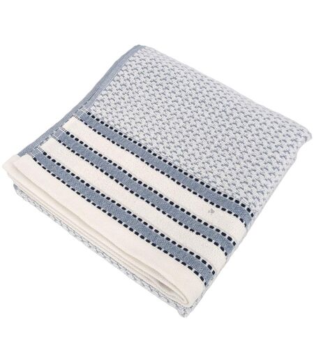Serviette de toilette coton  SANTORINI Liteau