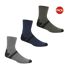 Socquettes lifestyle homme gris foncé / denim foncé Regatta-1