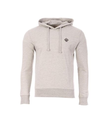 Sweat à capuche Gris Homme Schott Badge - S