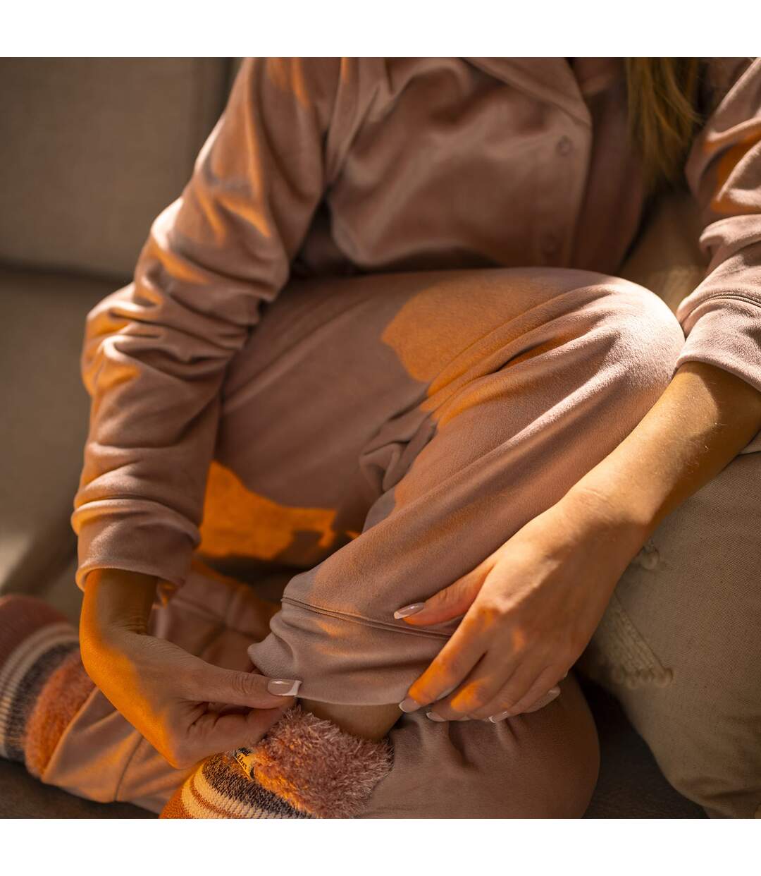 Ladies Winter Cosy Pyjamas | Thermal Soft Nightwear Set For Women-4