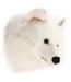 Peluche trophée mural Polaire Loup blanc Lucy-3