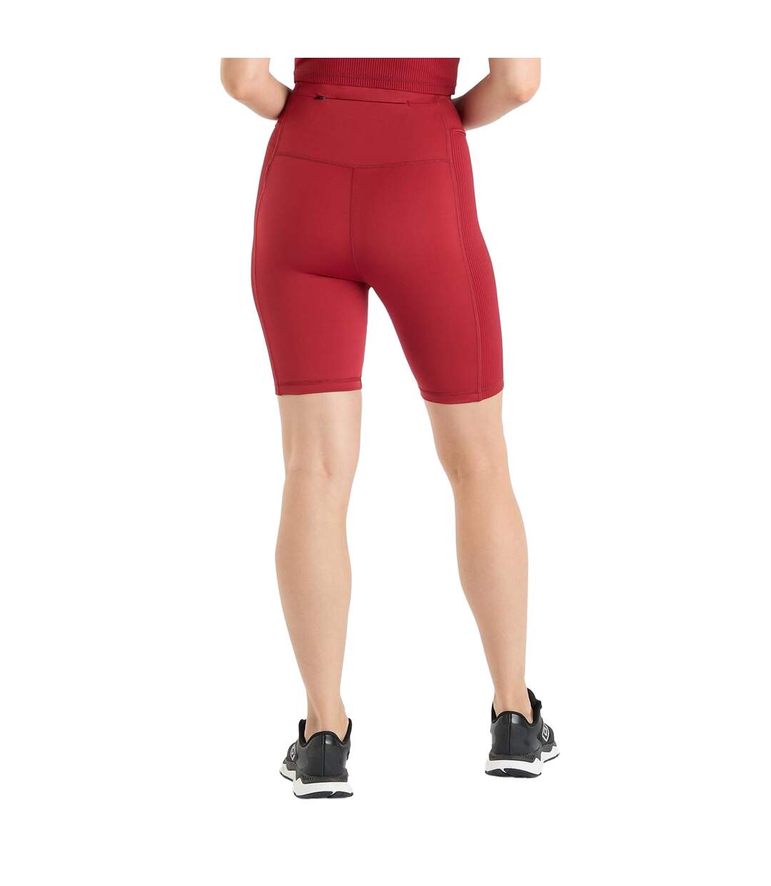 Womens/ladies pro training cycling shorts sundried tomato Umbro-2