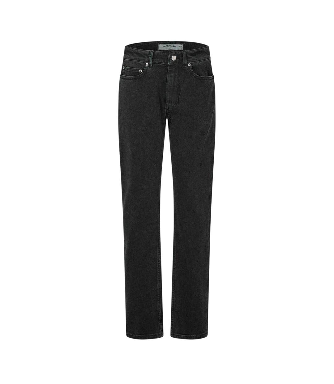 Mens Denim Logo Slim Jeans Blue Lacoste-2