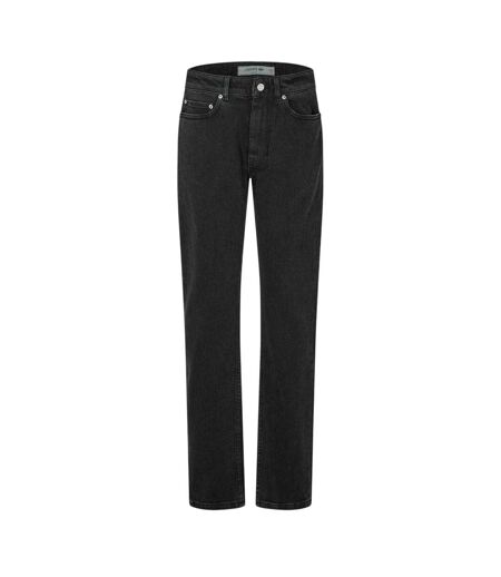 Mens Denim Logo Slim Jeans Blue Lacoste