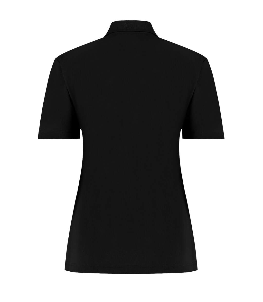 Womens/ladies workforce regular polo shirt black Kustom Kit-2