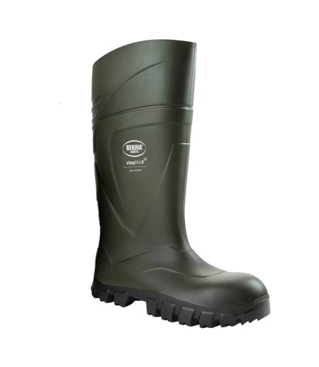 Unisex Adult Steplitex Solidgrip O4 Wellington Boots Green Black Bekina