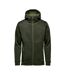 Mens Performance Full Zip Hoodie Cypress Green Charcoal Stormtech-2