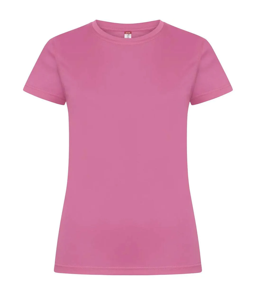 T-shirt Basic Active Femme Fuchsia Vif Clique-1