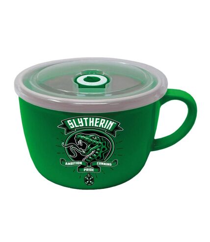 Harry Potter Slytherin Soup and Snack Mug (Green/Black) (One Size) - UTSG21546