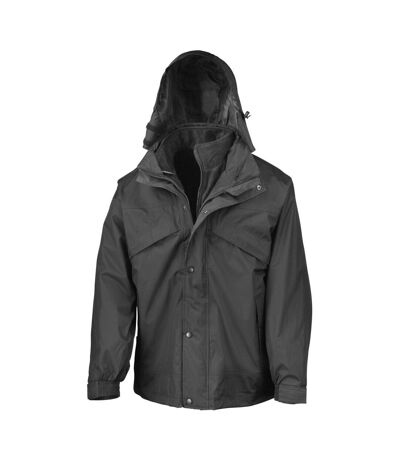 Veste 3 en 1 imperméable doublée en polaire zip&clip Result