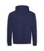 Awdis Varsity Hooded Sweatshirt / Hoodie (Oxford Navy / Candyfloss Pink) - UTRW165
