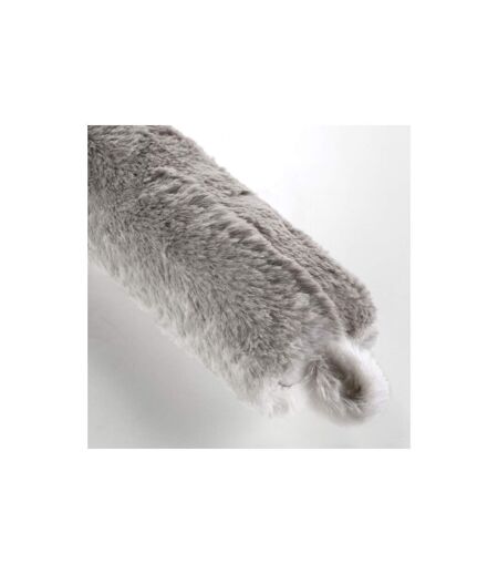 Boudin Bas de Porte Imitation Fourrure Sven 80cm Naturel