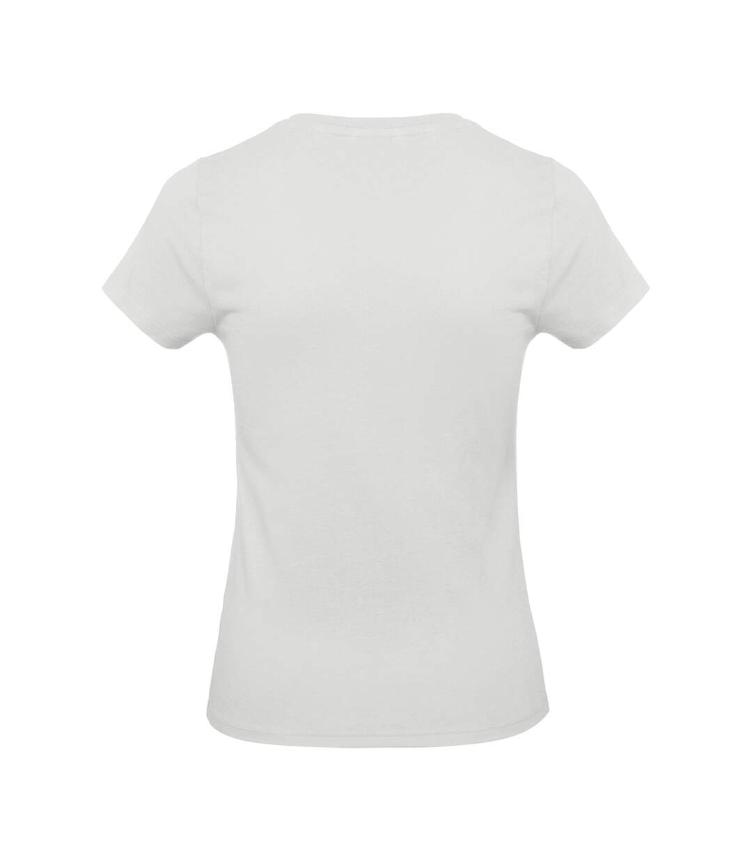 T-shirt à manches courtes et col en v femme blanc Kariban