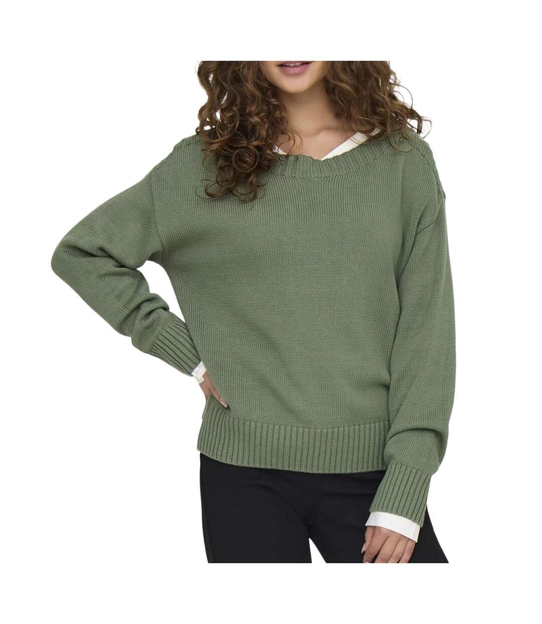 Pull Vert Femme JDY Marie - L-1