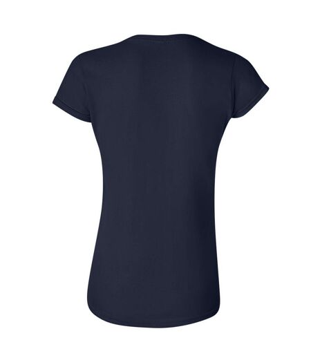Gildan Ladies Soft Style Short Sleeve T-Shirt (Navy) - UTBC486