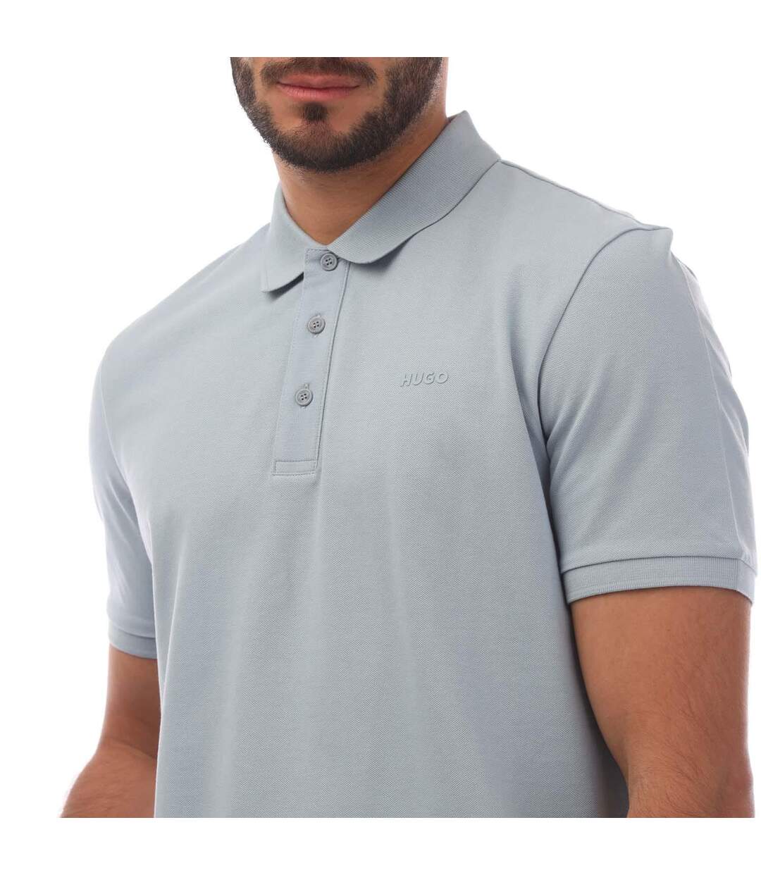 Mens Donos222 Polo Shirt Blue Hugo-4