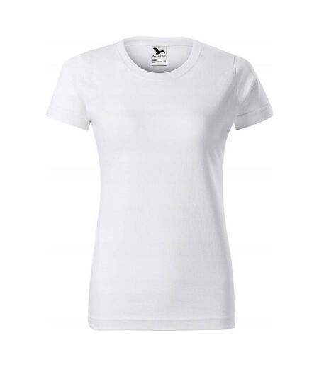T-shirt Basic Femme Blanc Adler