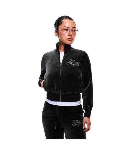 Blouson Aviateur Femme Noir Vif Guess