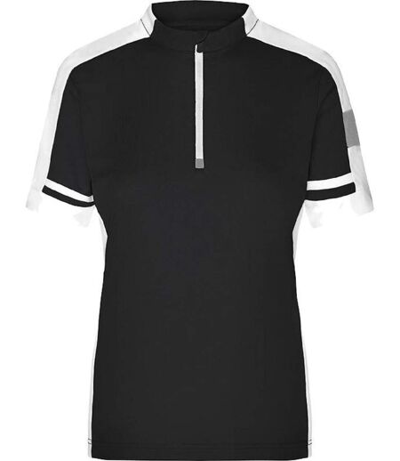 maillot cycliste - femme - JN451 - noir