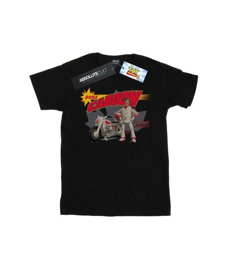 Disney Womens/Ladies Toy Story 4 Duke Caboom King Of The Jump Cotton Boyfriend T-Shirt (Noir) - UTBI46983
