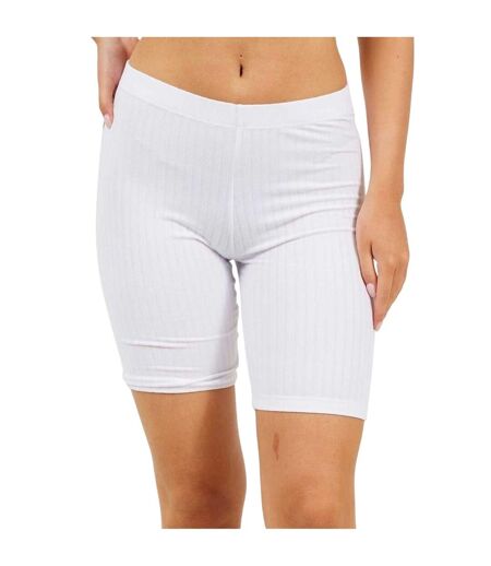 Cuissard De Cyclisme Femme Blanc Brave Soul