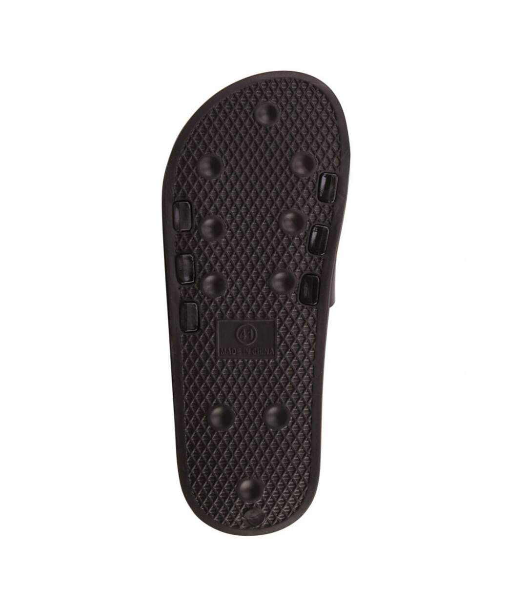 Claquettes Motif Logo Lathi Adulte Noir Lotto-4
