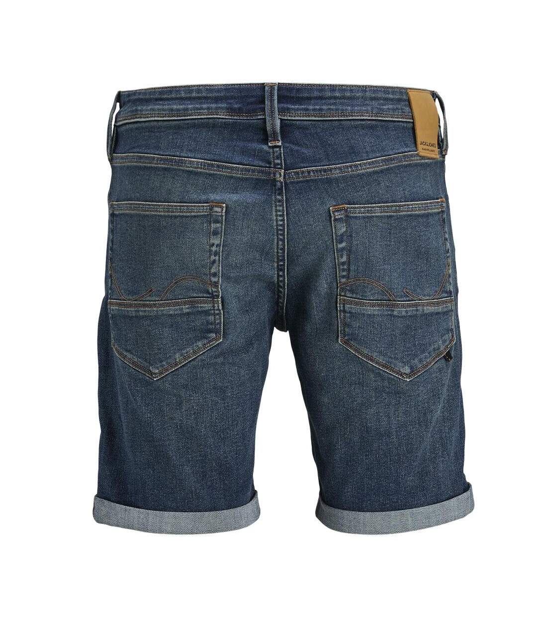 Short bleu foncé homme jack & jones rick-2