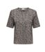 T-Shirt marron femme jdy debbie - l-1
