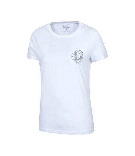 Womens/ladies London Short-sleeved T-shirt White Mountain Warehouse