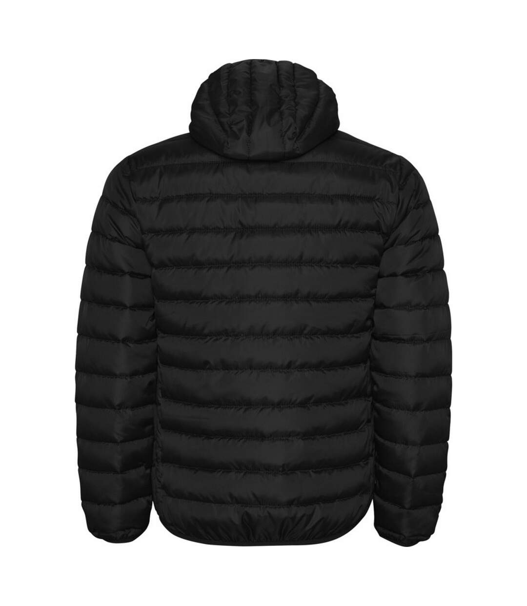 Mens Norway Quilted Insulated Jacket Solid Black Roly-2