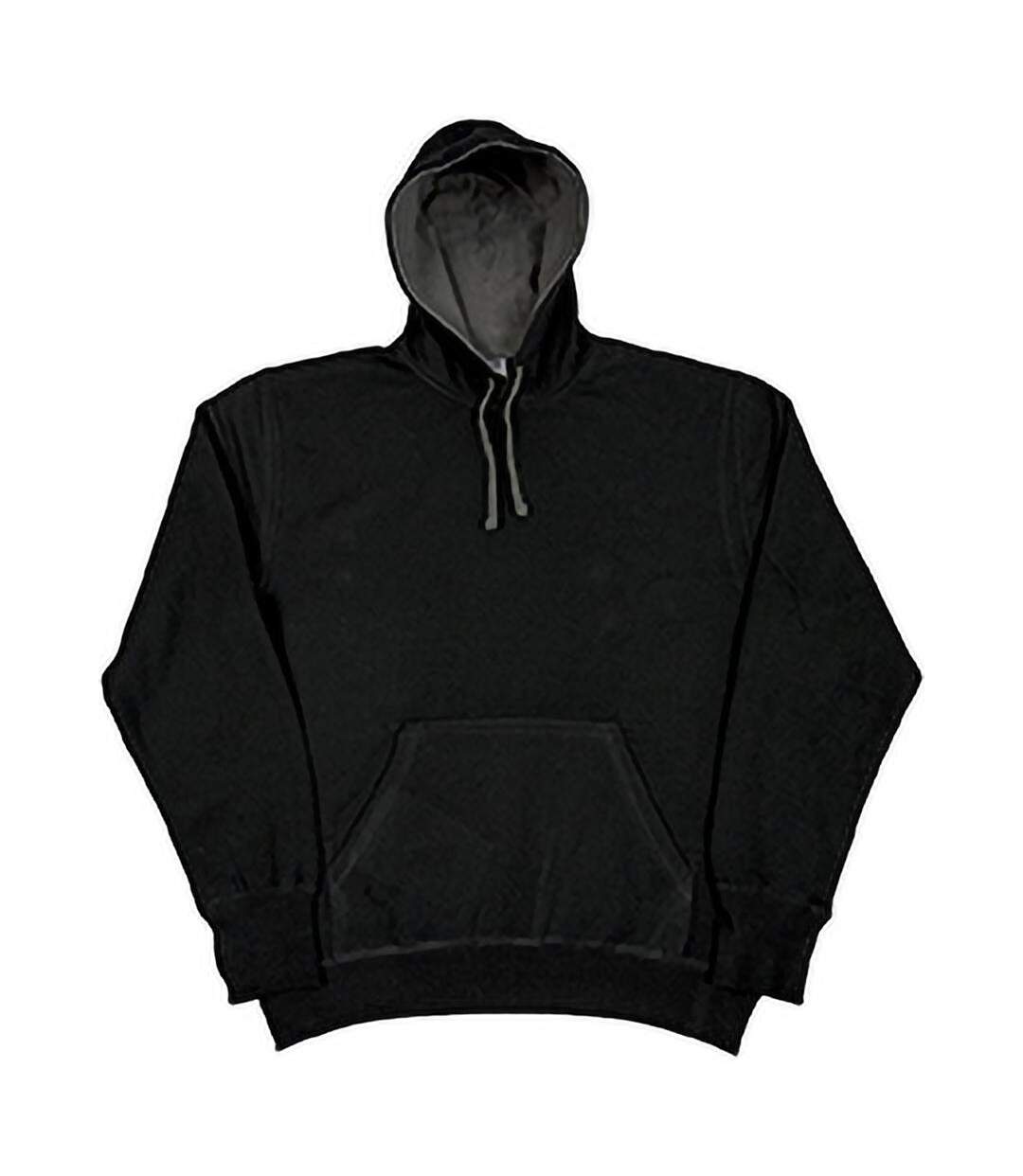 Sweatshirt À Capuche Homme Noir Gris SG-3