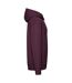 Mens Premium Hoodie Burgundy Fruit Of The Loom-3