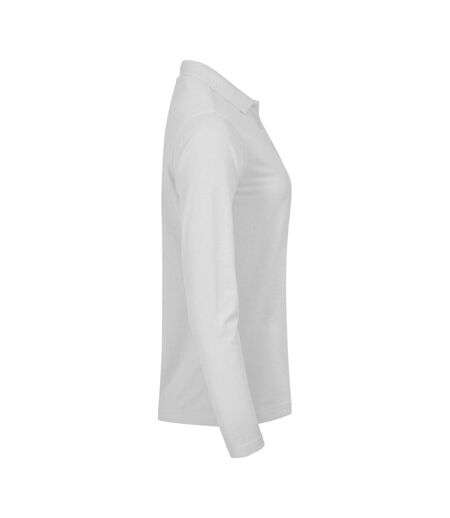 Polo Manches Longues Manhattan Femme Blanc Clique