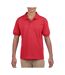 Dryblend polo enfant unisexe rouge Gildan-4
