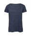 B&C Womens/Ladies Favorite Cotton Triblend T-Shirt (Heather Navy)