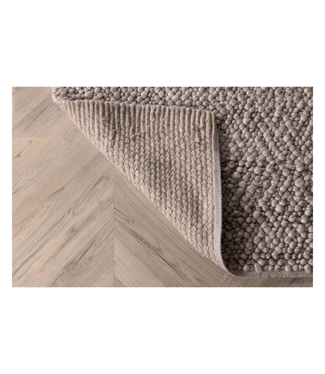 Tapis en viscose et laine beige Jajru 300 x 200 cm-4