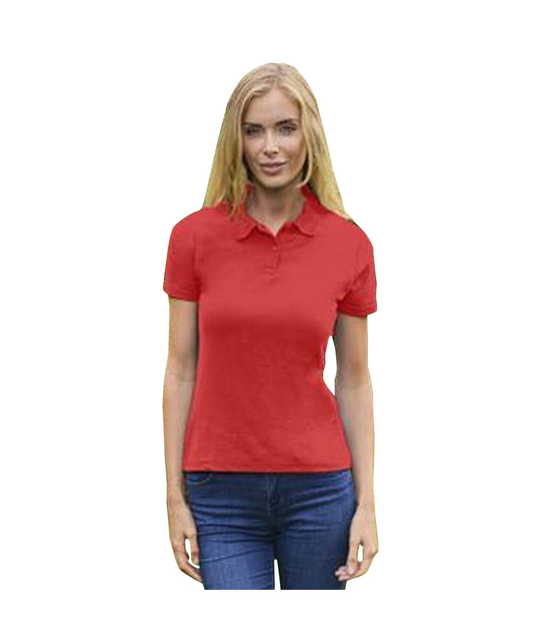 Polo femme rouge Casual Classic