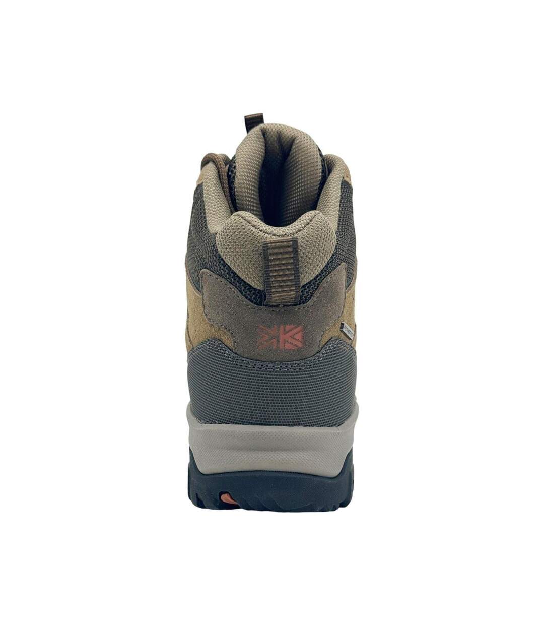 Mens Mount Mid Leather Waterproof Walking Boots Taupe Karrimor-4