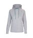 Womens/ladies hattie active hoodie platinum grey marl Trespass