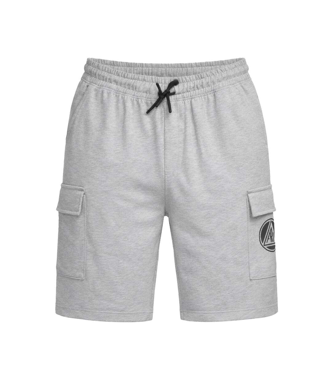Short cargo homme en french terry avec imprimé sur poche Mark Freegun-1
