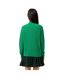 Womens/ladies Carded High-neck Large Fit Jumper Green Lacoste-3
