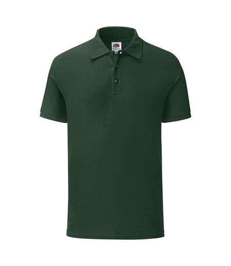 Polo Manches Courtes Homme Vert Bouteille Fruit Of The Loom