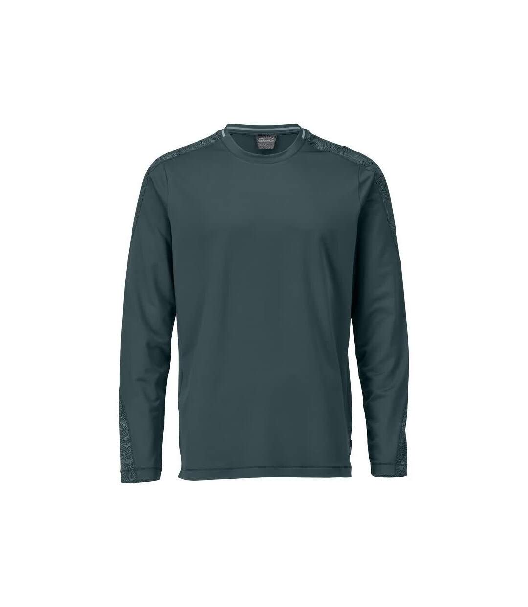 T-shirt Manches Longues Customised Homme Vert Forêt Mascot-1
