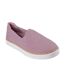Womens/ladies Coast Drive Textured Loafers Pink Skechers-1