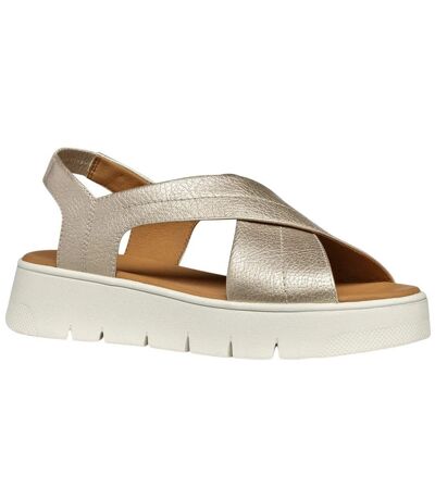 Sandales D Dandra Femme Doré Clair Geox